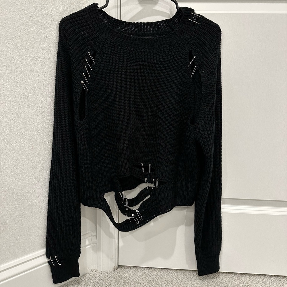 Mags & Pye Safety Pin Sweater